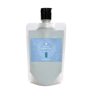 琉球のタラソマリンクレイ洗顔石鹸（ベルガモットアクアの香り）クールタイプ※スパウトパウチタイプ