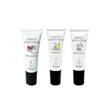 BonVoyage ミニハンドクリーム選べる3本セット（MOMでいごの花の香り1本選べる）