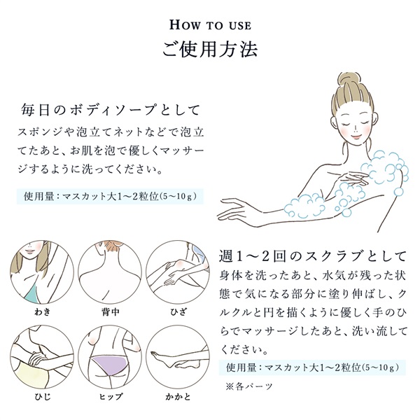 ホワイトソルト スパボディスクラブ(ガジュマルフラワーの香り) 詳細画像