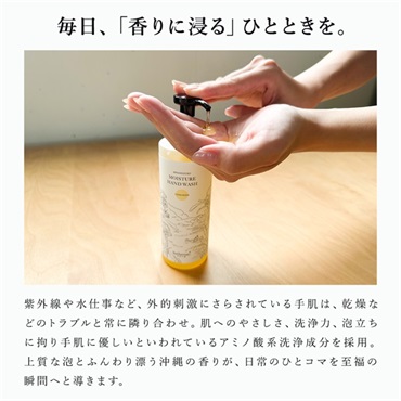 Aroma is LIFE淡雫モイスチャーハンドウォッシュ＜リキッドタイプ＞島レモンの香り 詳細画像