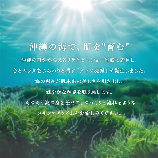 琉球のタラソマリンクレイ洗顔石鹸（ベルガモットアクアの香り）※スパウトパウチタイプ 詳細画像