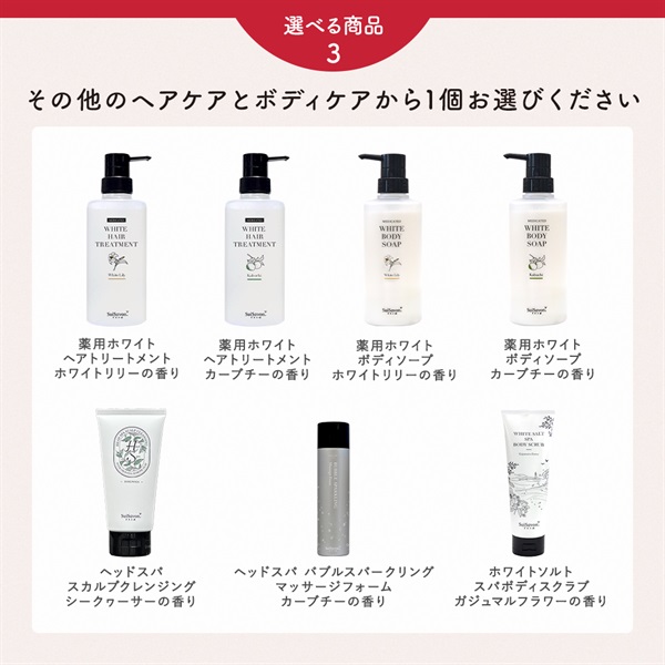 【マリンクレイ洗顔石鹸BIGタイプが選べる】1月マンスリーセット -ヘアケアセット- 詳細画像